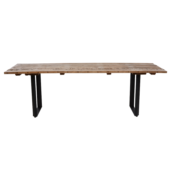 Table en bois recyclé de bâteaux L300 cm BONNY